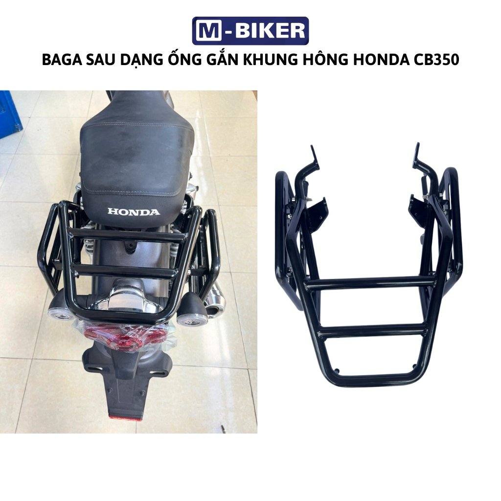 Baga dạng ống gắn cùng tay dắt zin Honda CB350 Hness 1 3d789ee4778bd2d58b9a84