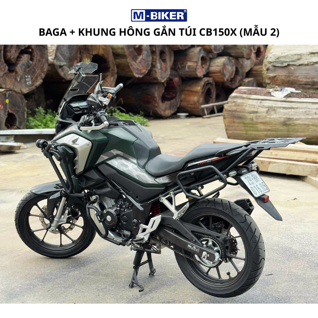 Baga kèm khung túi hạt xoài Honda CB150X 1 CB150X..................