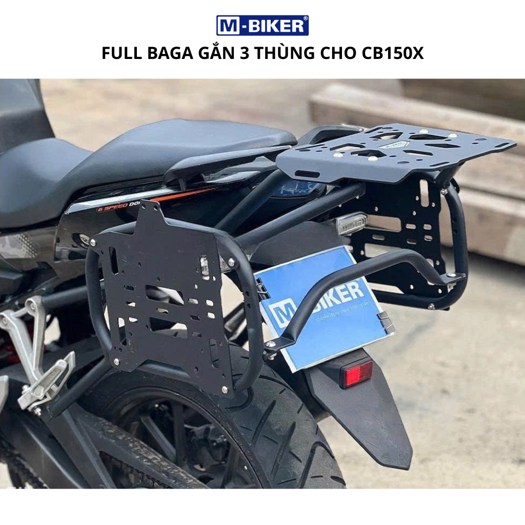 Full baga gắn 3 thùng Honda CB150X 1 CB150X.........