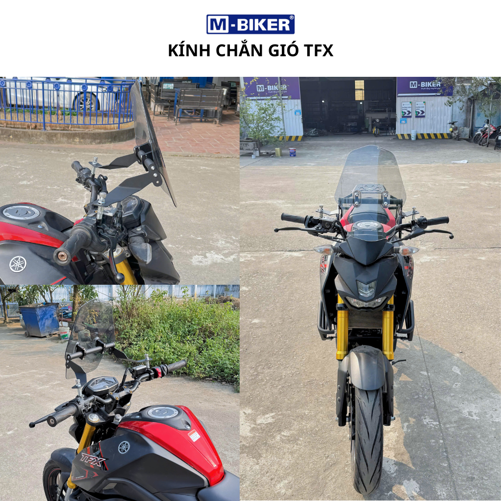 Kính chắn gió Yamaha TFX 1 KÍNH...