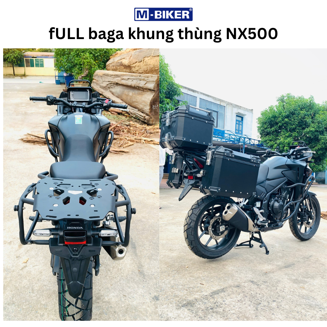 Full baga gắn 3 thùng Honda NX500 1 NX500.